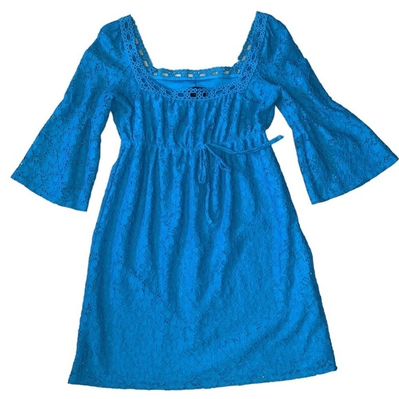 TURQUOISE DRESS - Picture 1 of 5